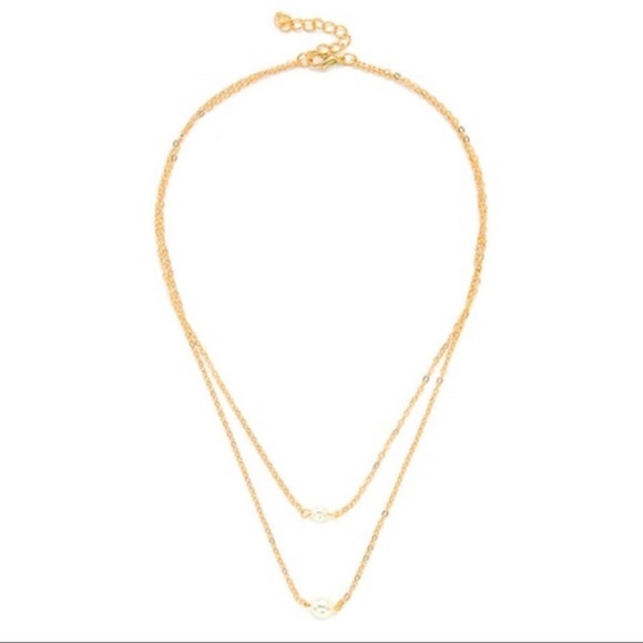 2 for $20**NEW!!Ocean Dreams gold layered necklace - Picture 2 of 3